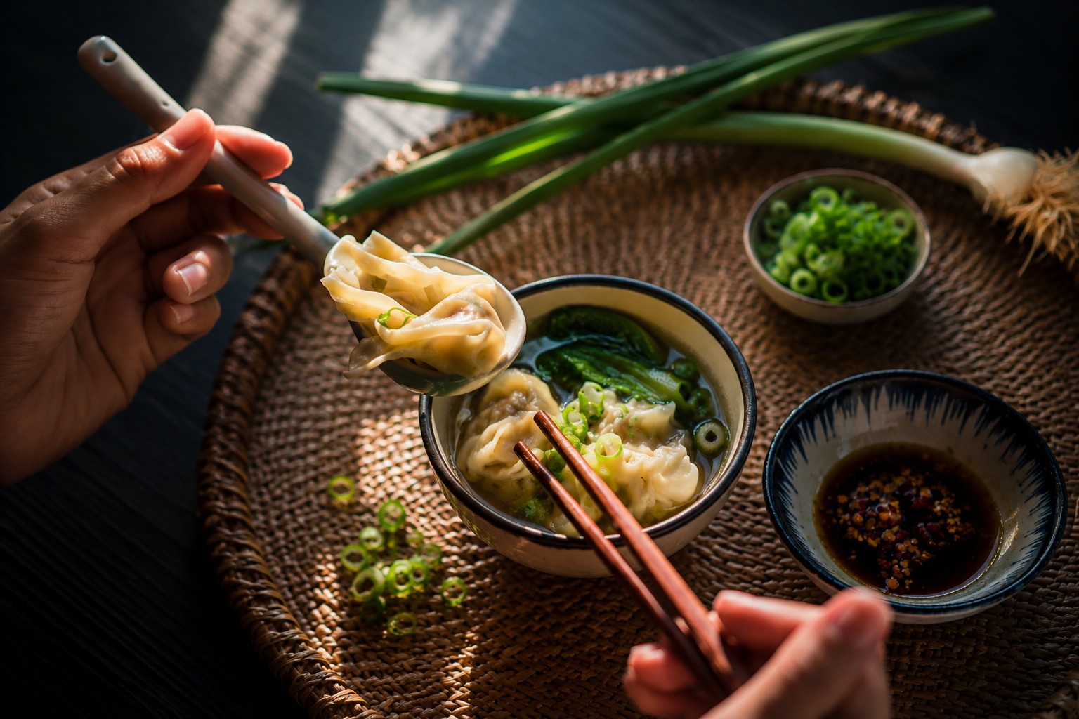 The Daily Pork Wonton Soup